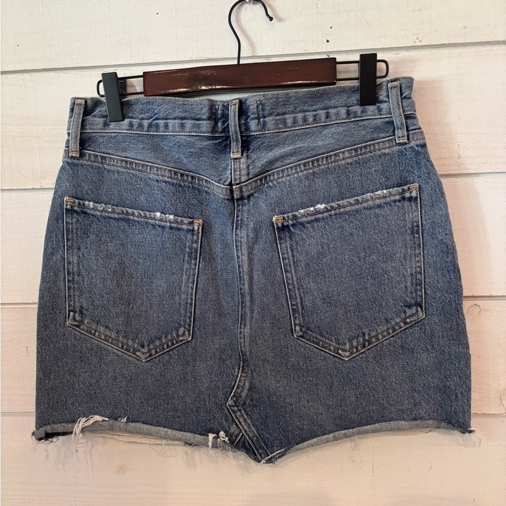 AGOLDE QUINN HI RISE MINI SKIRT
IN RANSOM RAW CUT HEM 27 - Picture 4 of 11